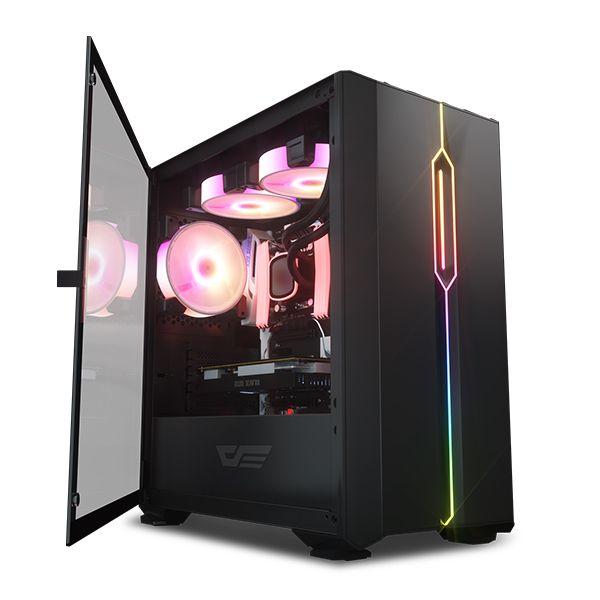 DARKFLASH DLM23 MATX RGB CASE (BLACK)