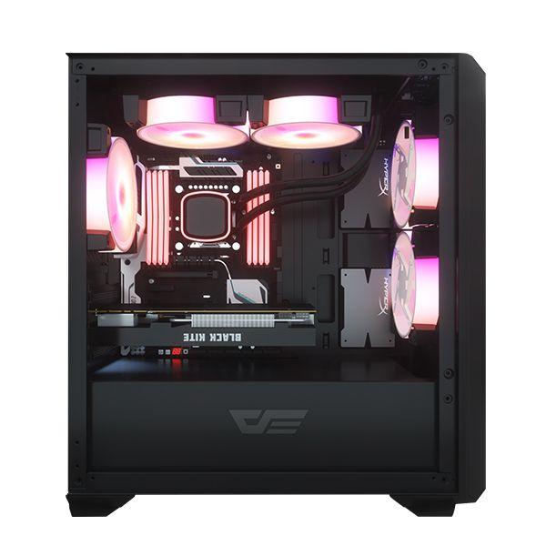 DARKFLASH DLM23 MATX RGB CASE (BLACK)
