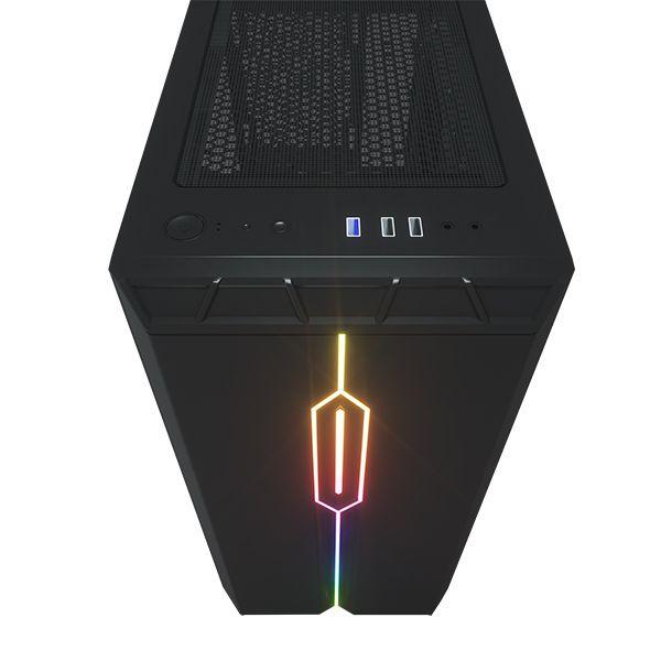 DARKFLASH DLM23 MATX RGB CASE (BLACK)