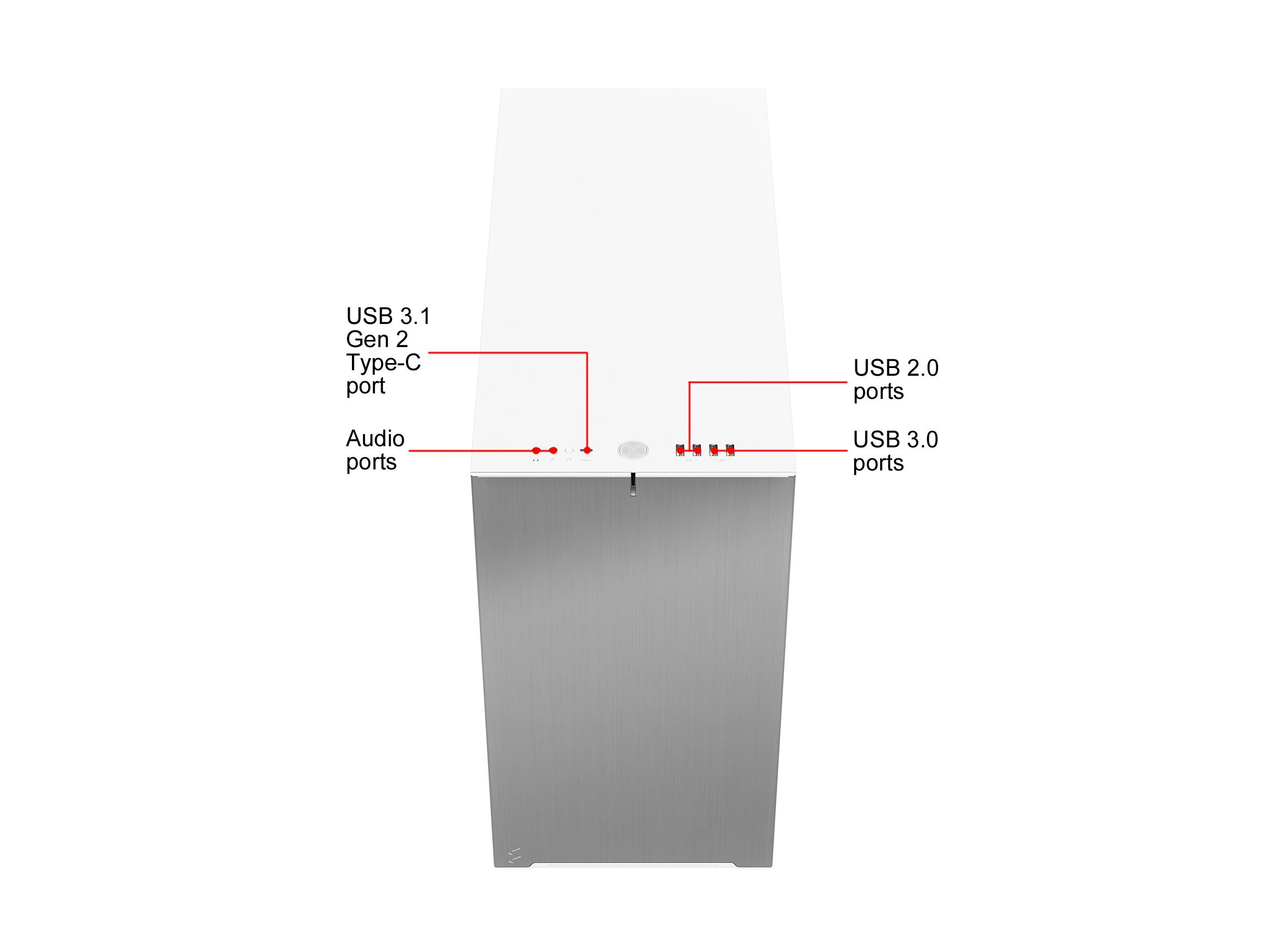 Fractal Design DEFINE 7 WHITE TG CLEAR TINT (DEF7A-06)