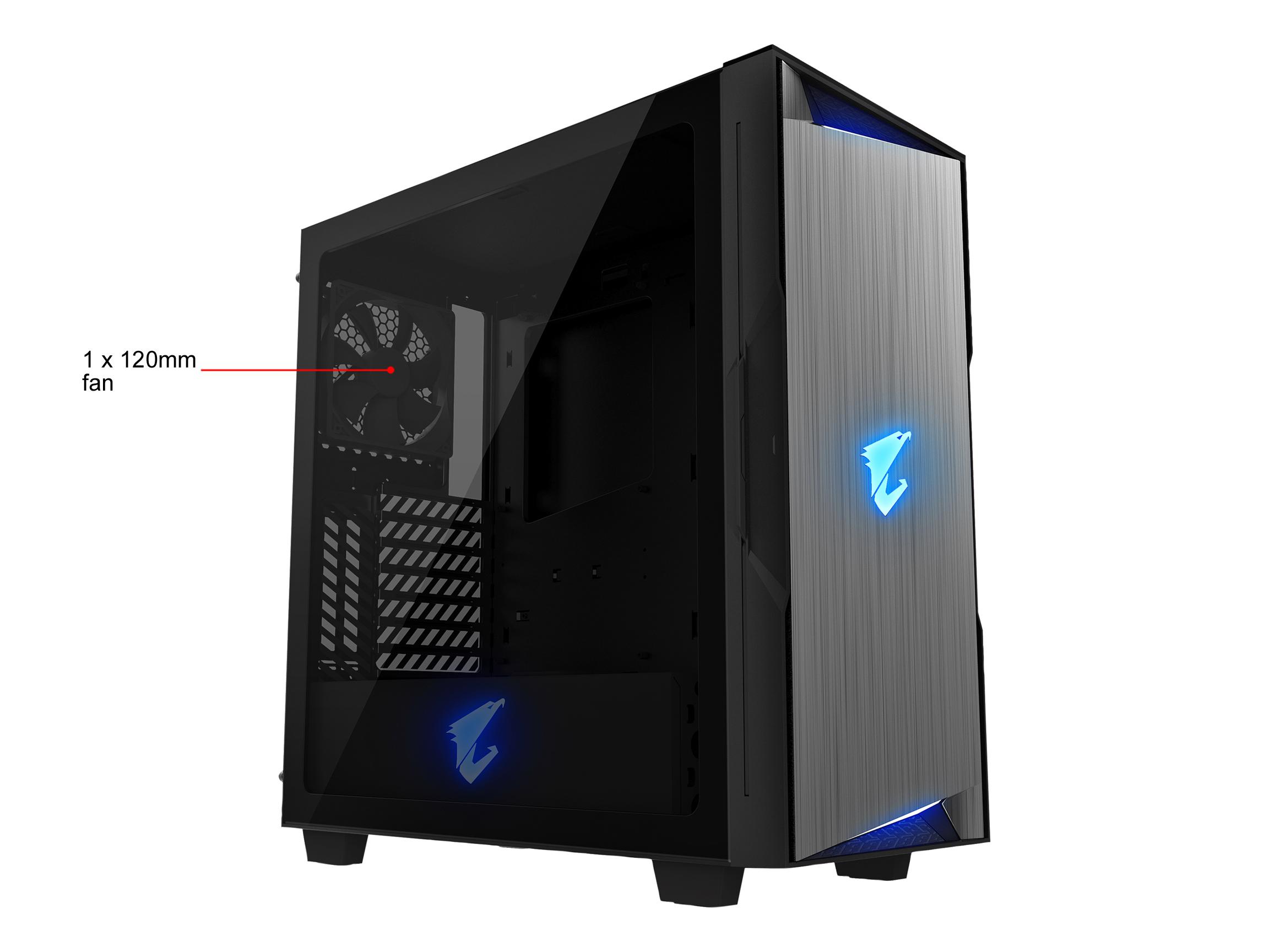 GIGABYTE AC300G Tempered Glass ATX Case RGB Fusion 2.0