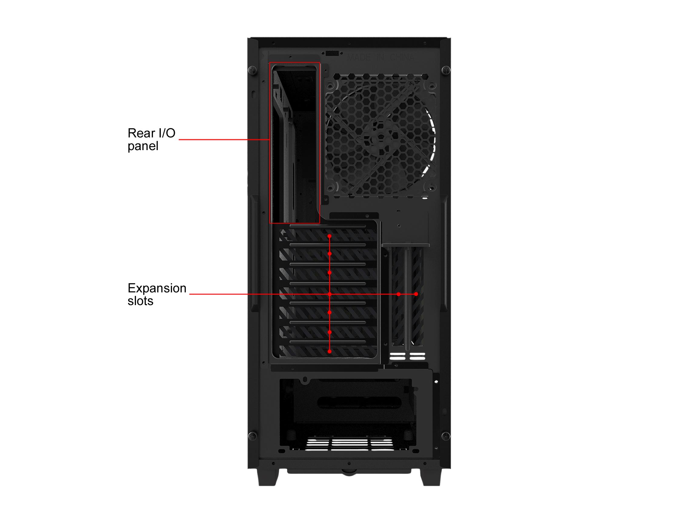 GIGABYTE AC300G Tempered Glass ATX Case RGB Fusion 2.0
