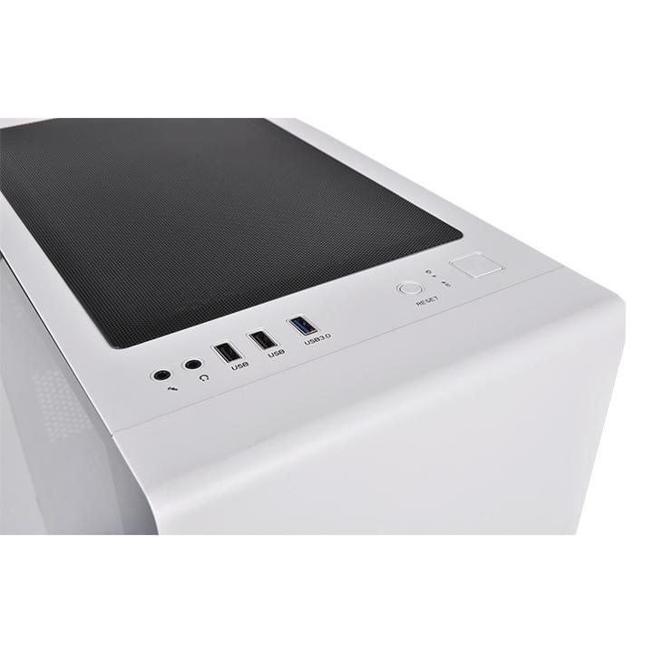 THERMALTAKE S100 TG SNOW WHITE WIN TEMPERED GLASS