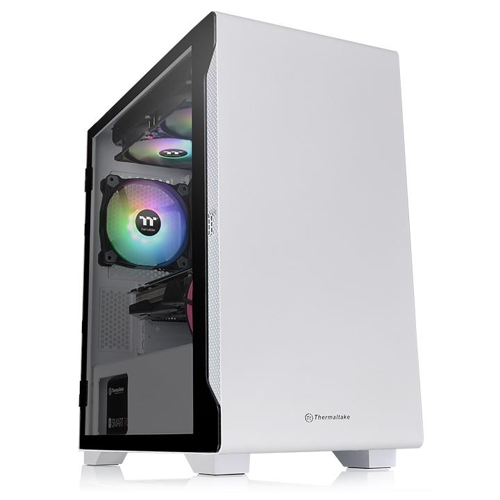 THERMALTAKE S100 TG SNOW WHITE WIN TEMPERED GLASS