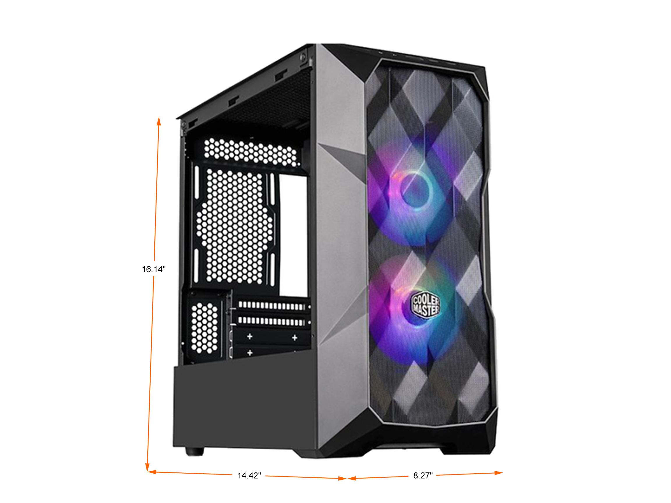 Cooler Master MASTERBOX MATX TD300 MESH CASE (BLACK)