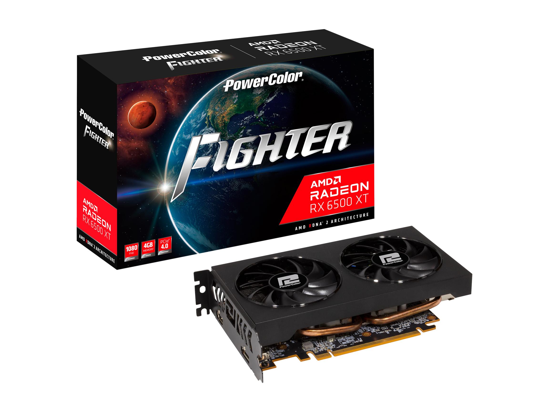 POWERCOLOR FIGHTER RX6500XT 4GB GDDR6