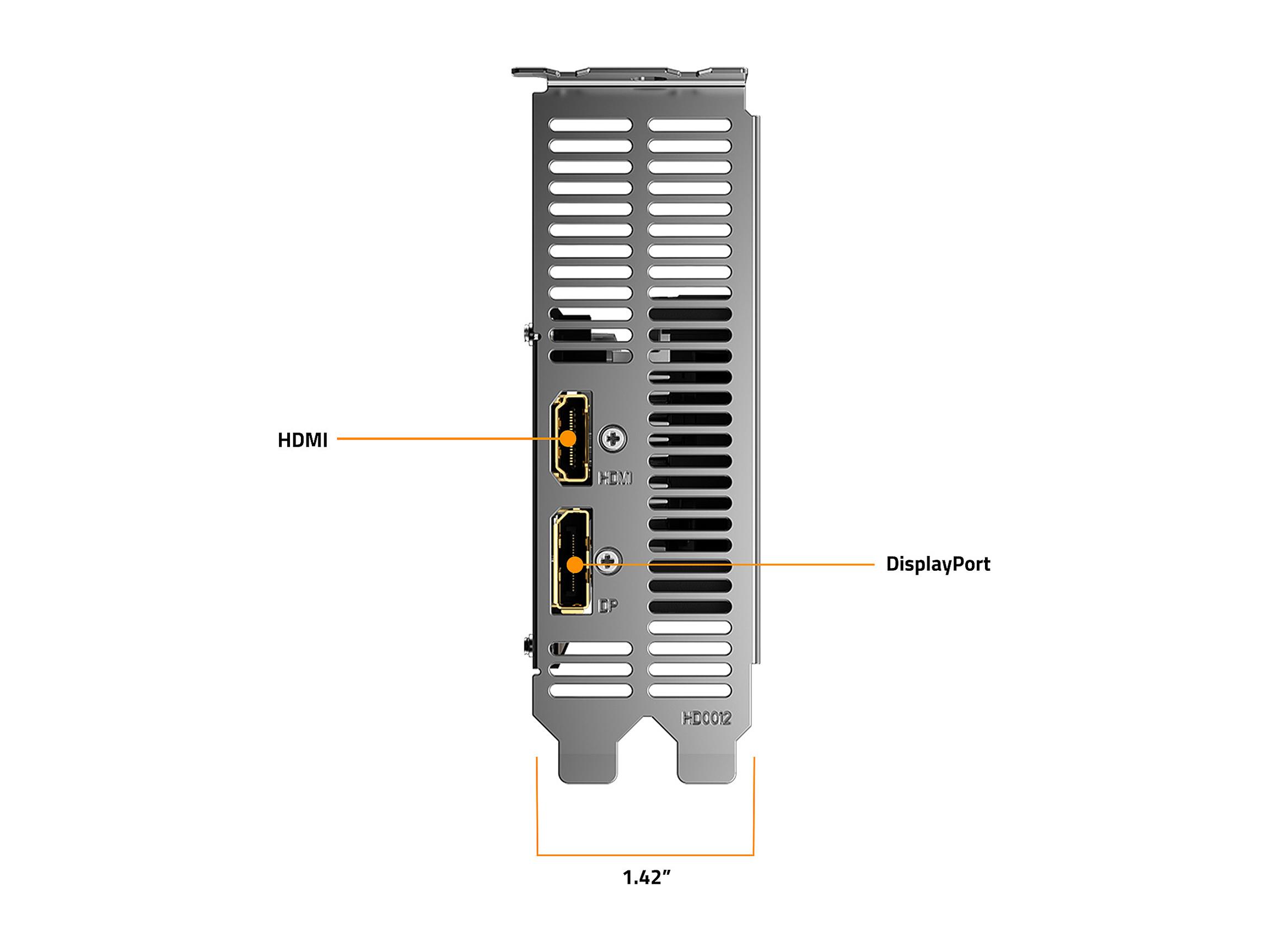 GIGABYTE RX6400 D6 4G L.P