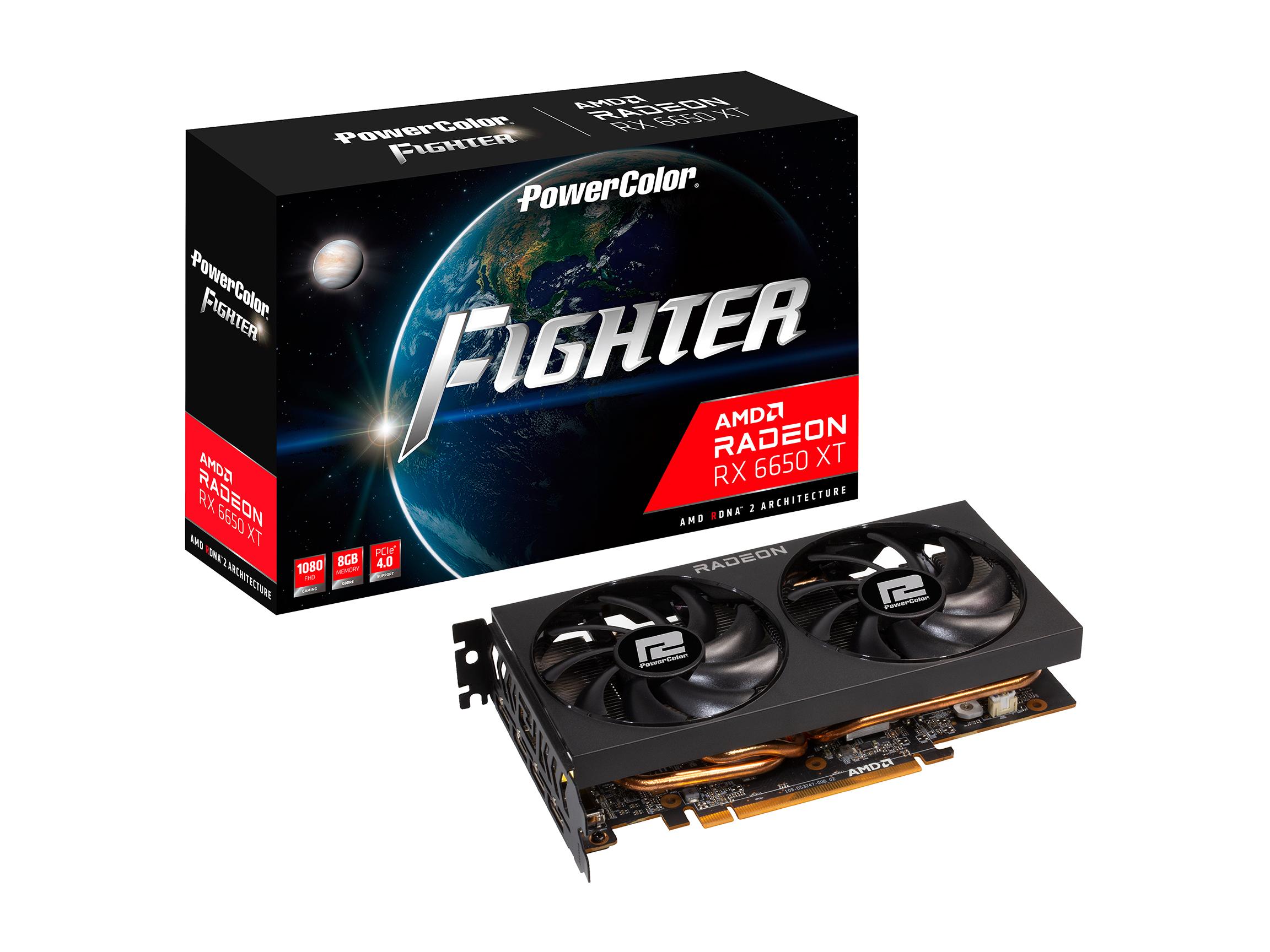 POWERCOLOR FIGHTER RX6650XT 8G GDDR6