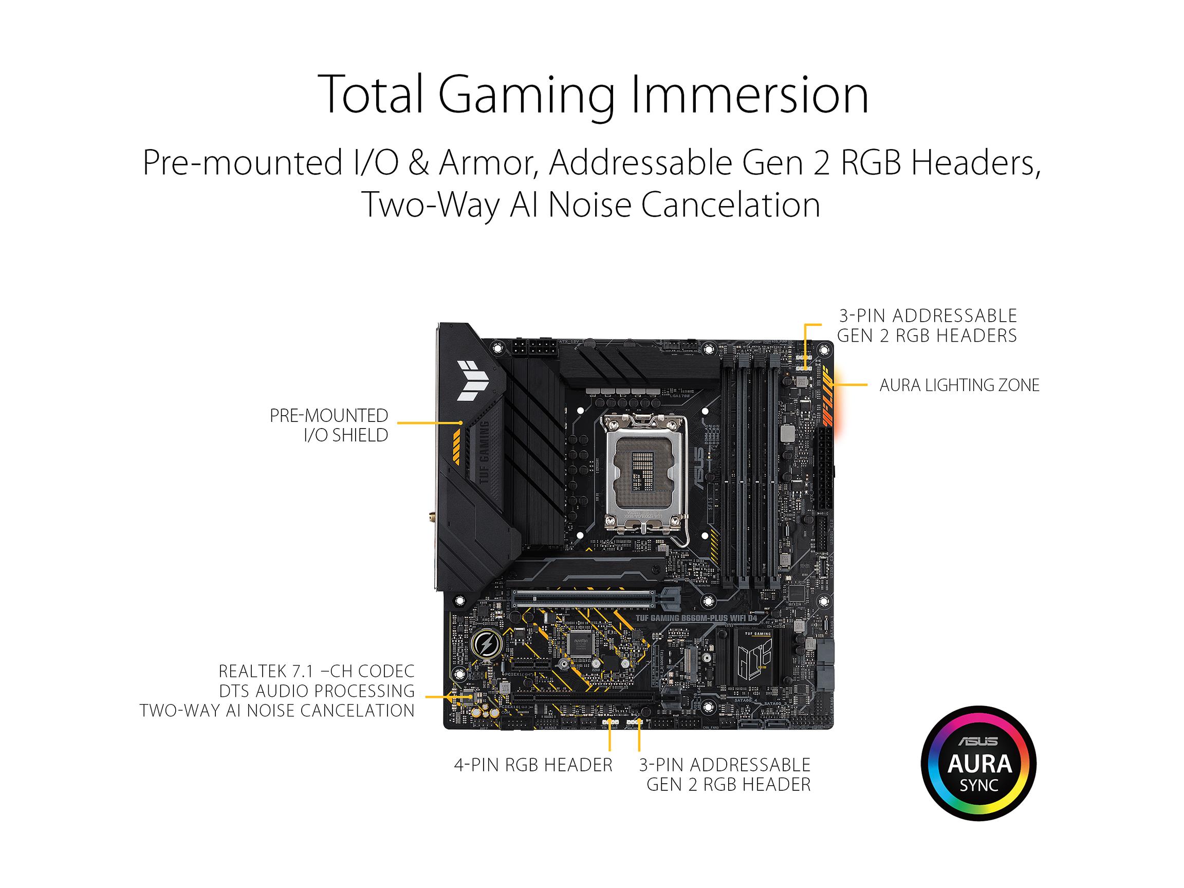 ASUS TUF GAMING B660M-PLUS D4