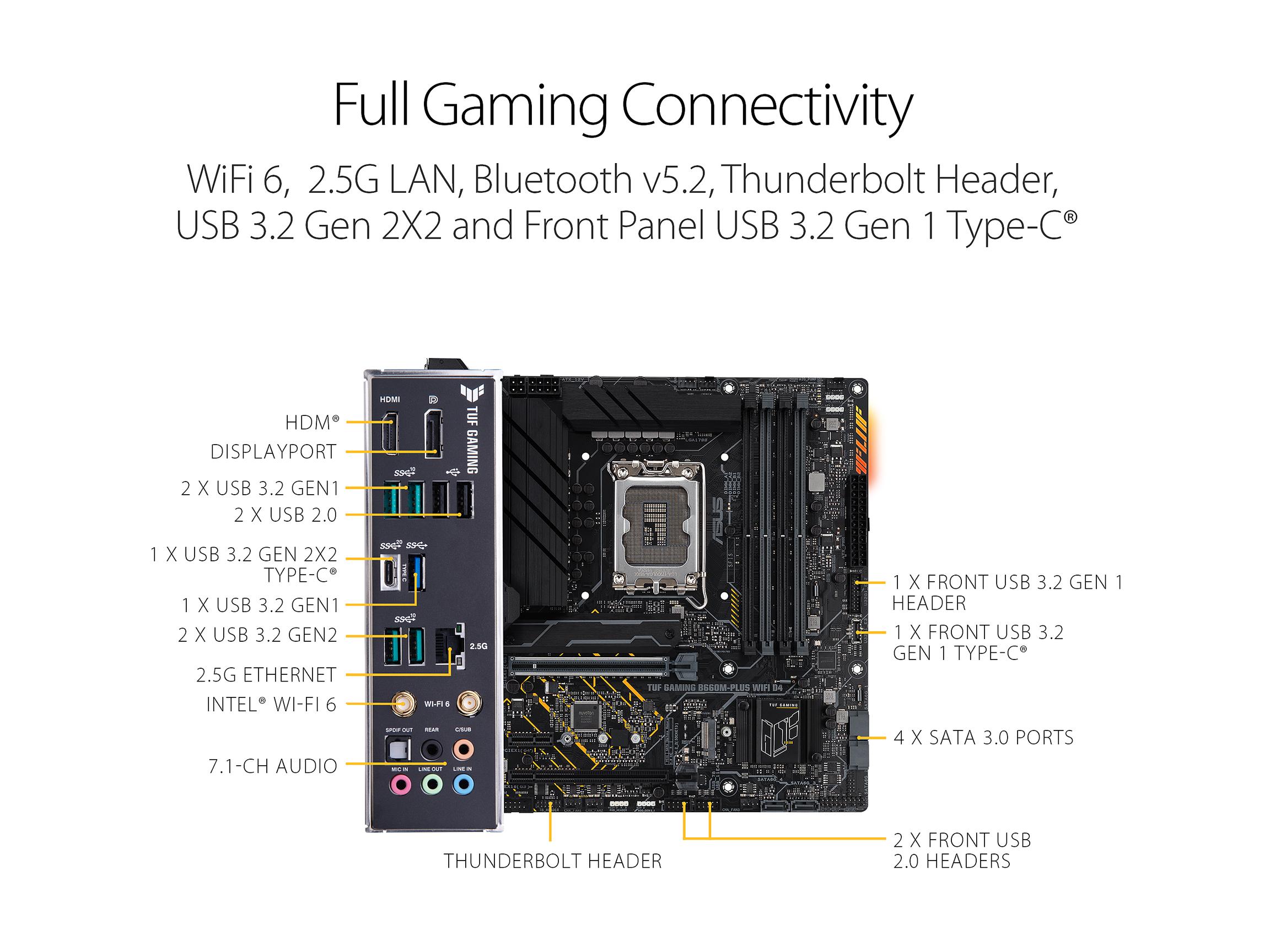 ASUS TUF GAMING B660M-PLUS D4