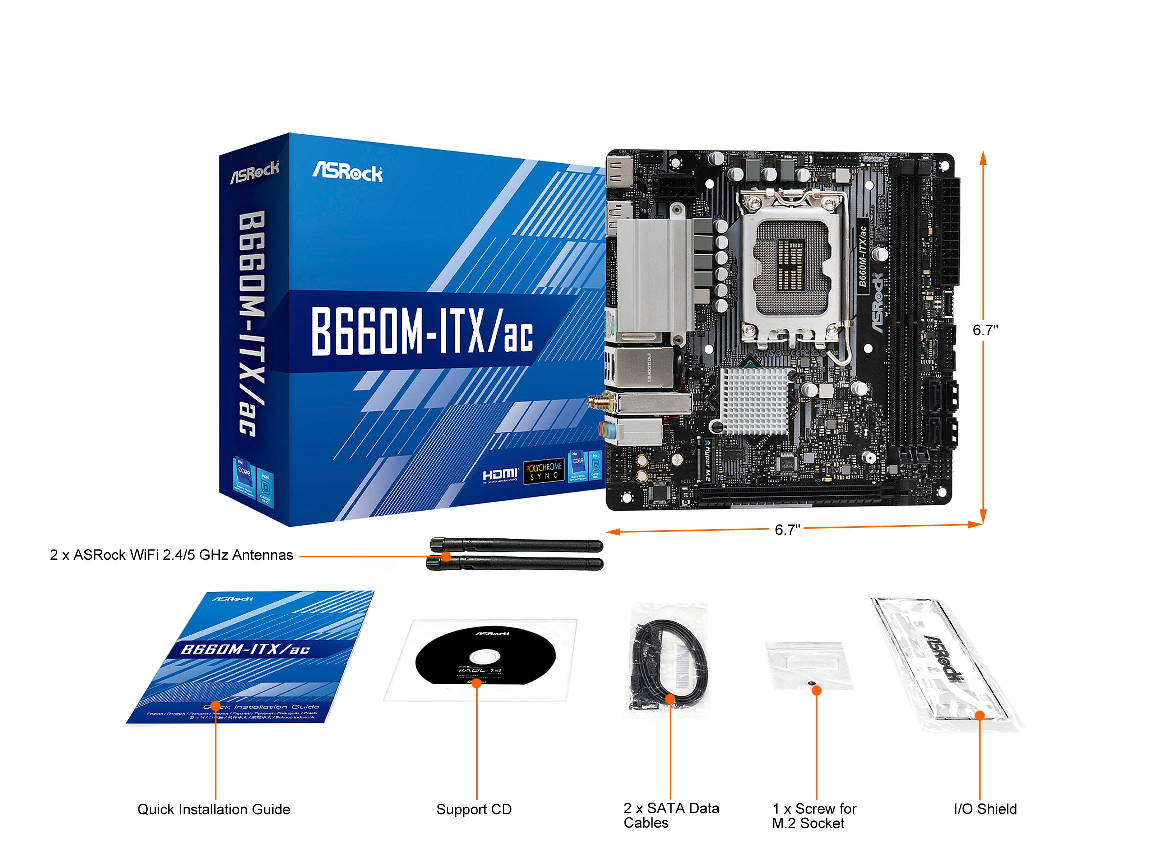 ASROCK B660M-ITX/AC