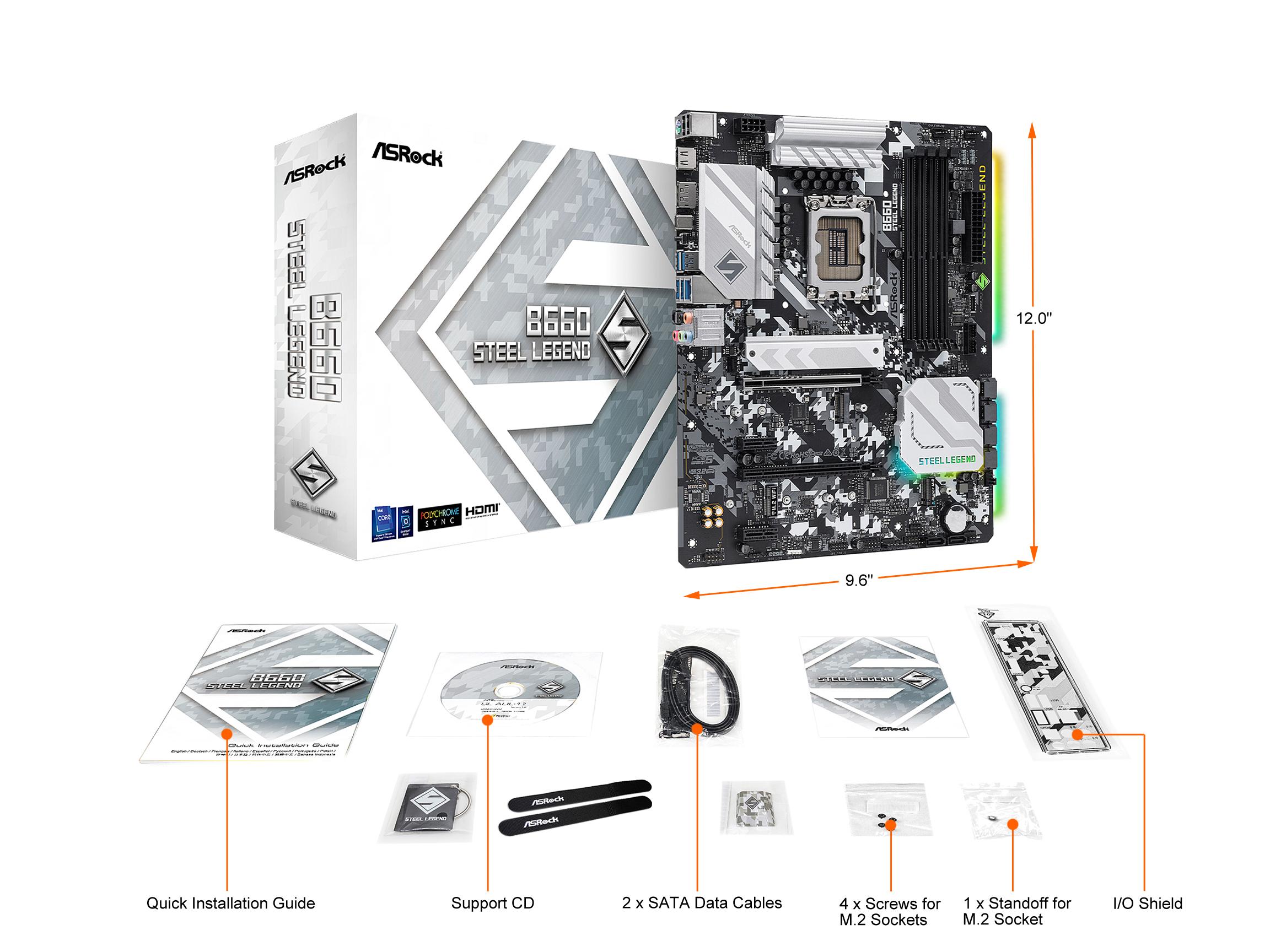 ASROCK B660 STEEL LEGEND