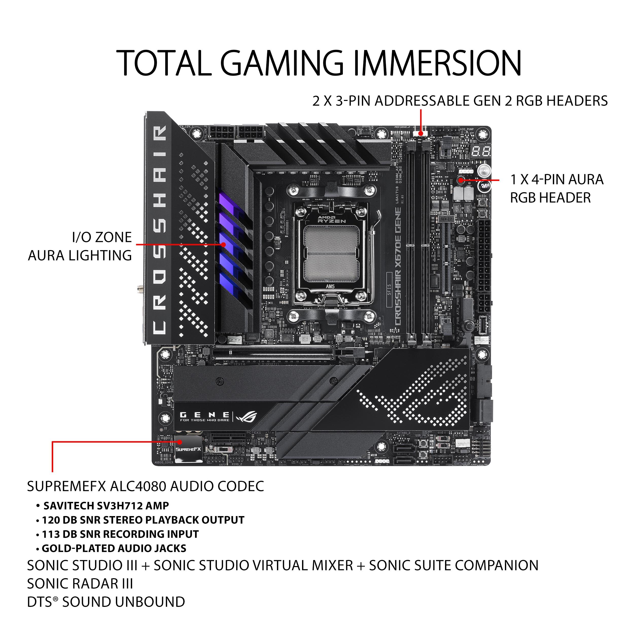 ASUS ROG CROSSHAIR X670E GENE (90MB1B80-MOUAY0)