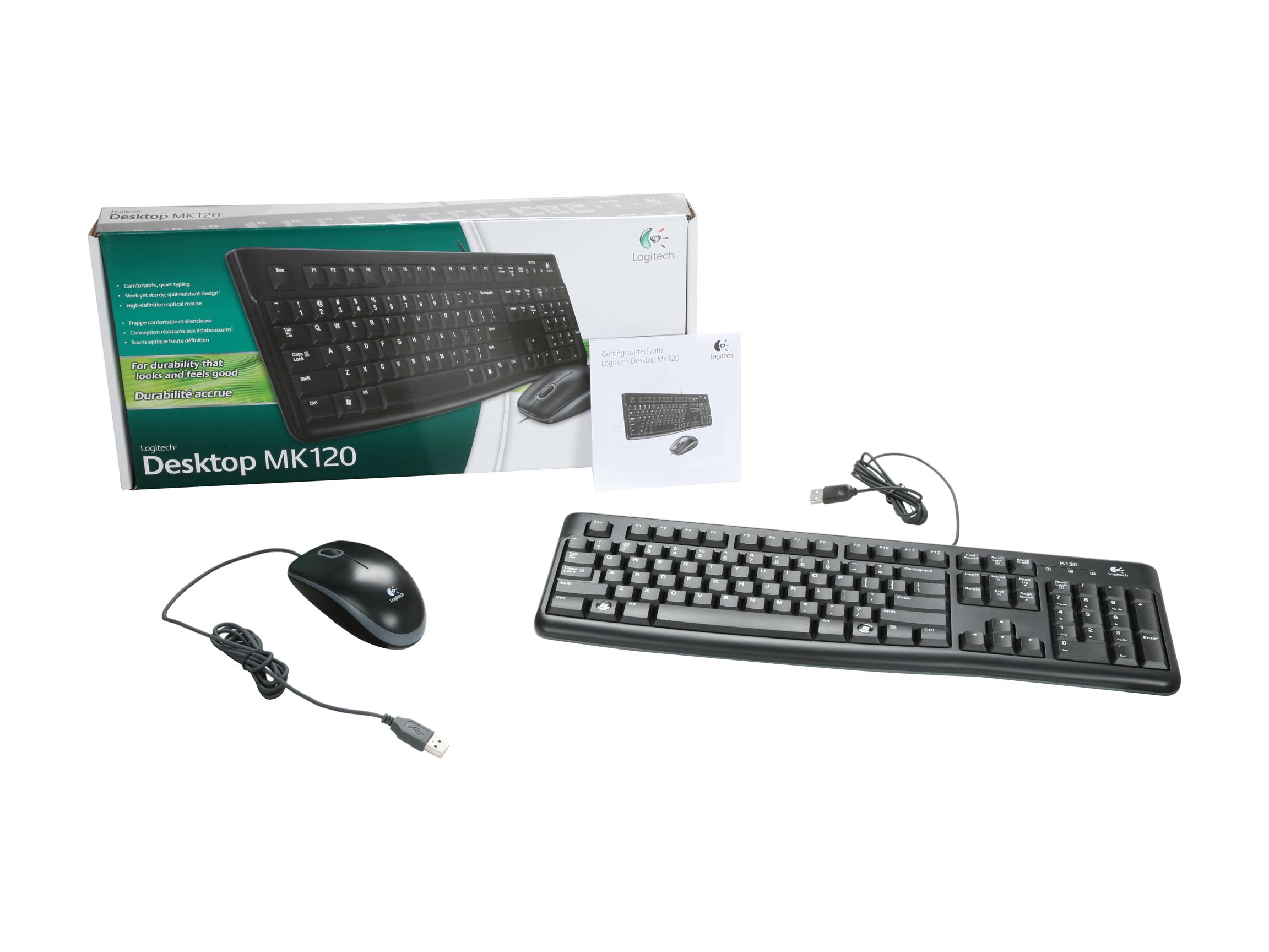 LOGITECH MK120 KEYBOARD & MOUSE