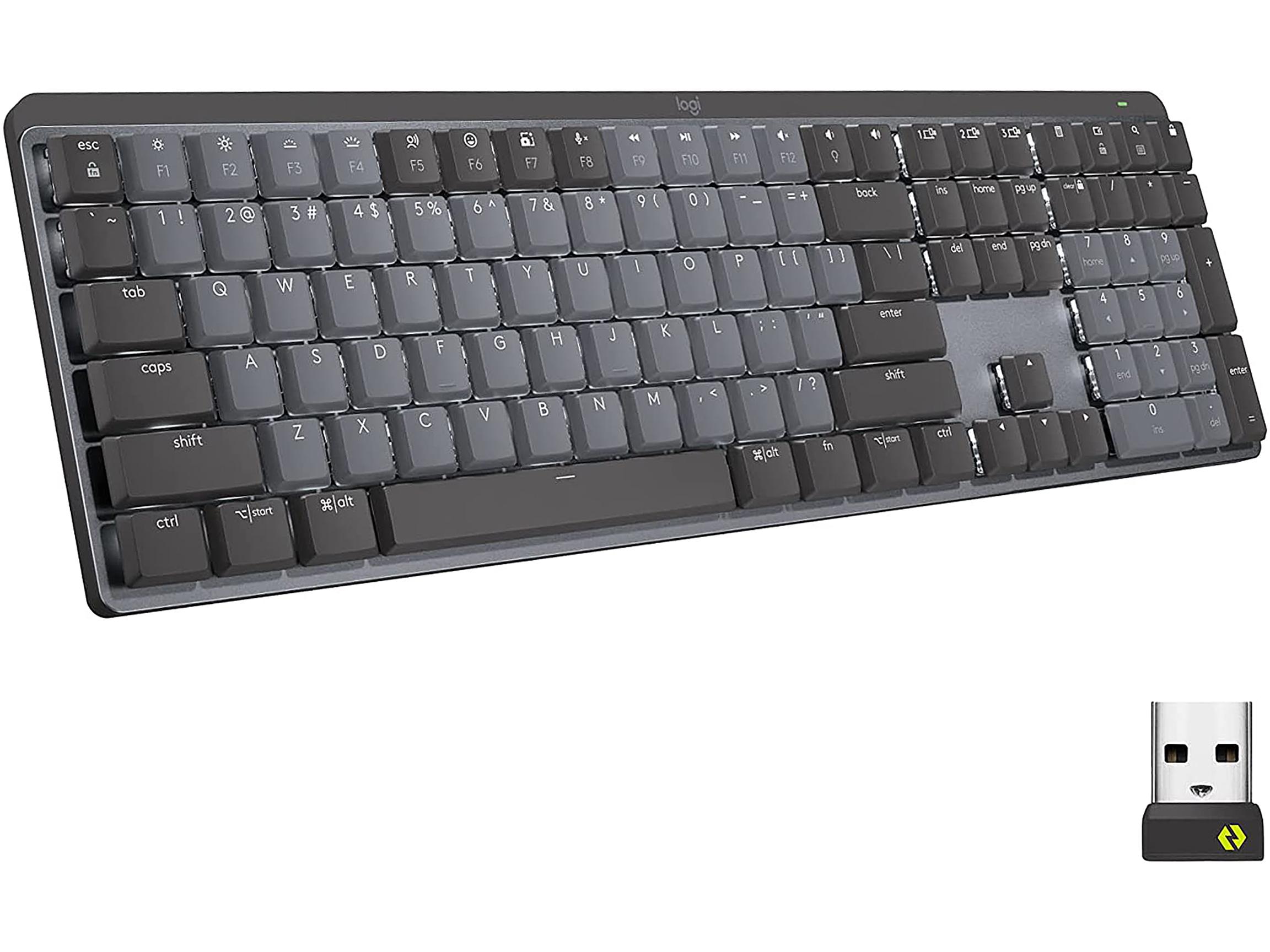 LOGITECH MX MECHANICAL WIRELESS KEYBOARD TACTILE GRAPHITE