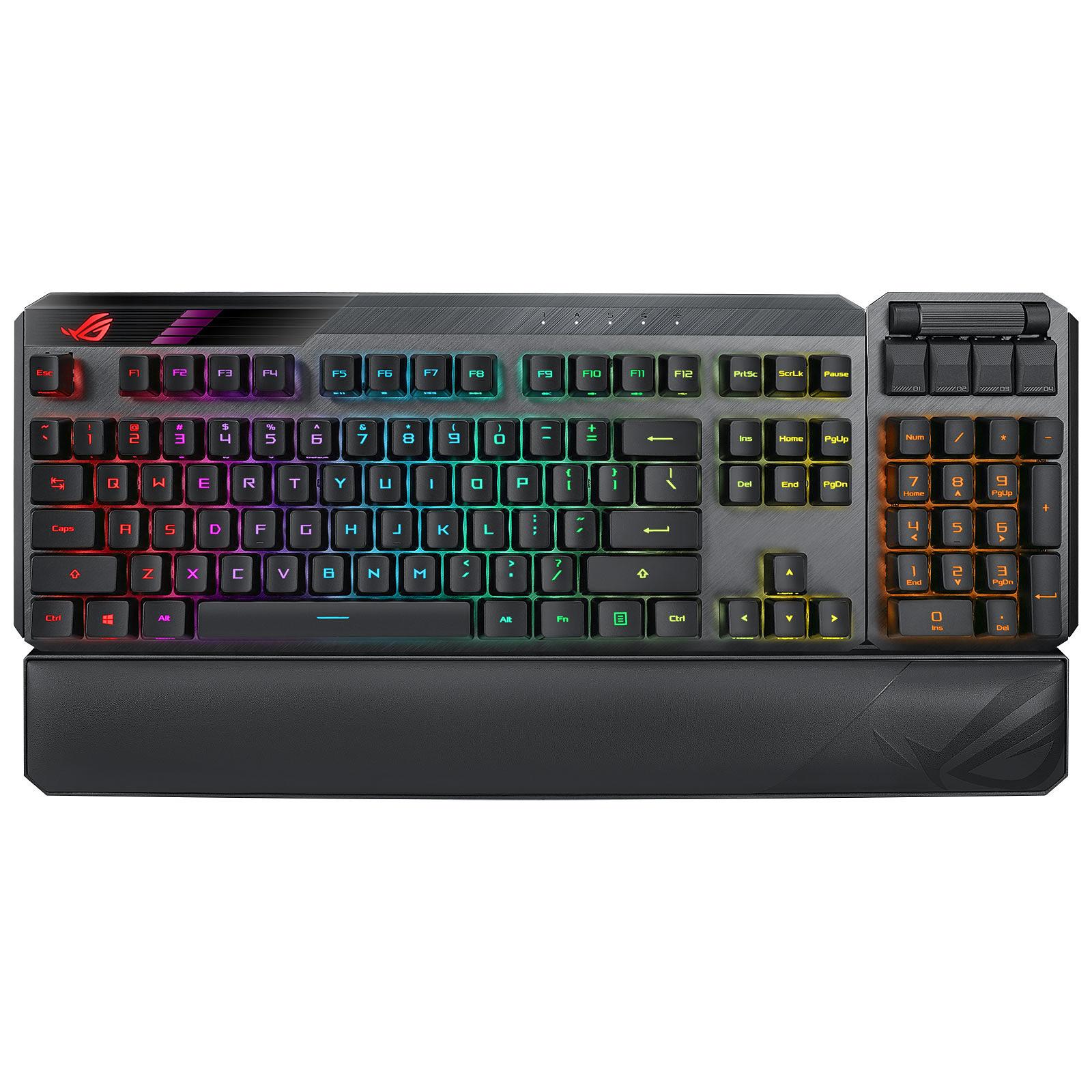 ASUS MA02 ROG CLAYMORE II RGB 青軸機械式鍵盤 英字