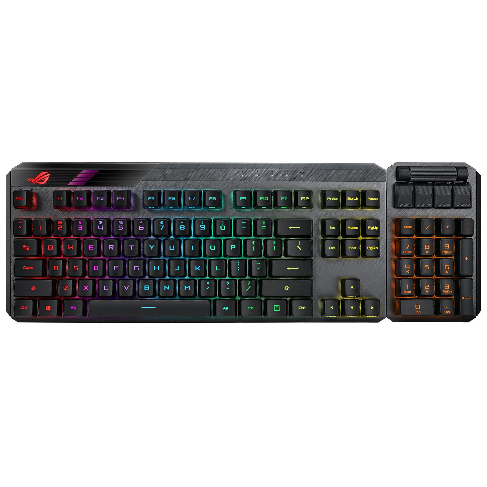 ASUS MA02 ROG CLAYMORE II RGB 青軸機械式鍵盤 英字