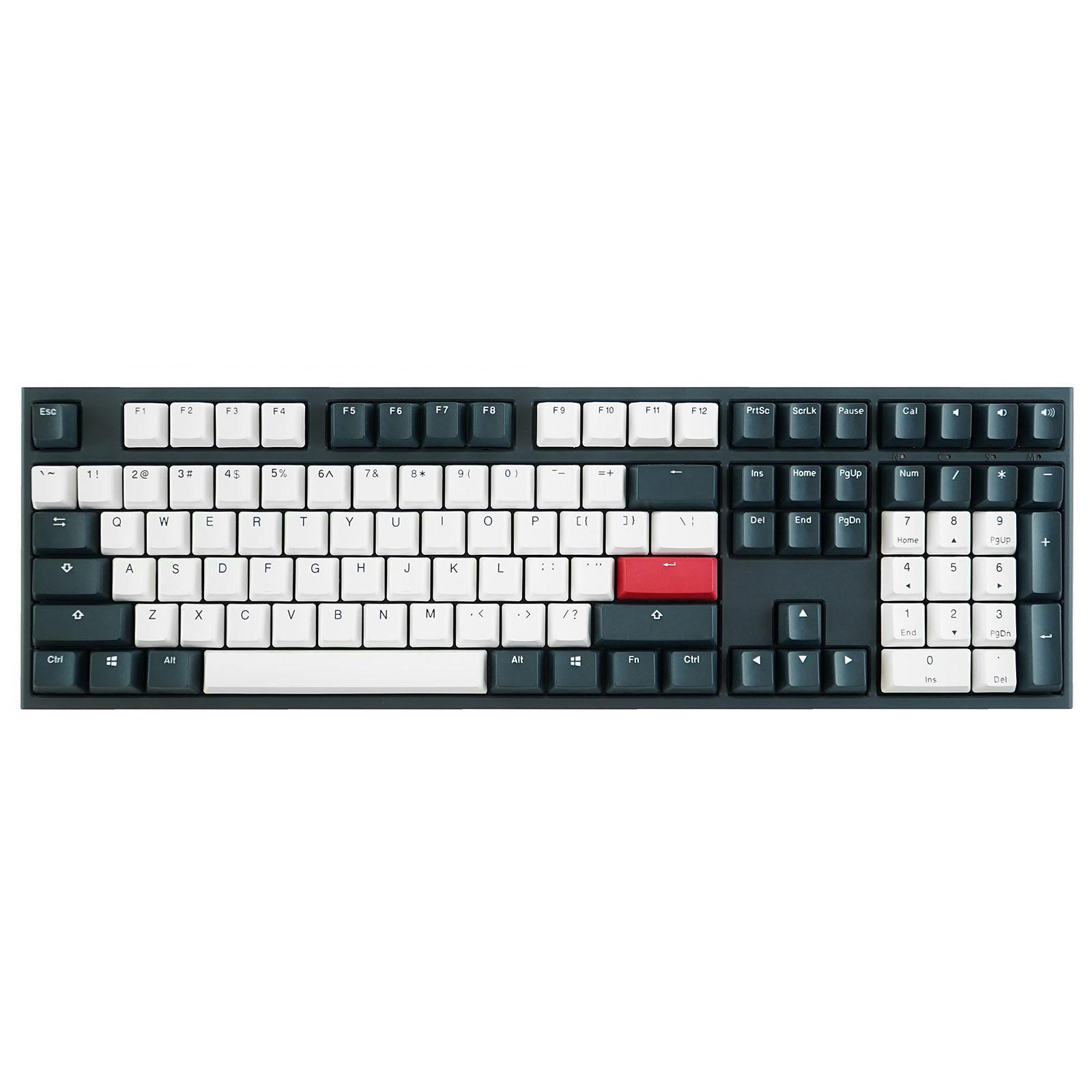 DUCKY ONE2 TUXEDO 英文鍵 混色黑白 PBT 青軸