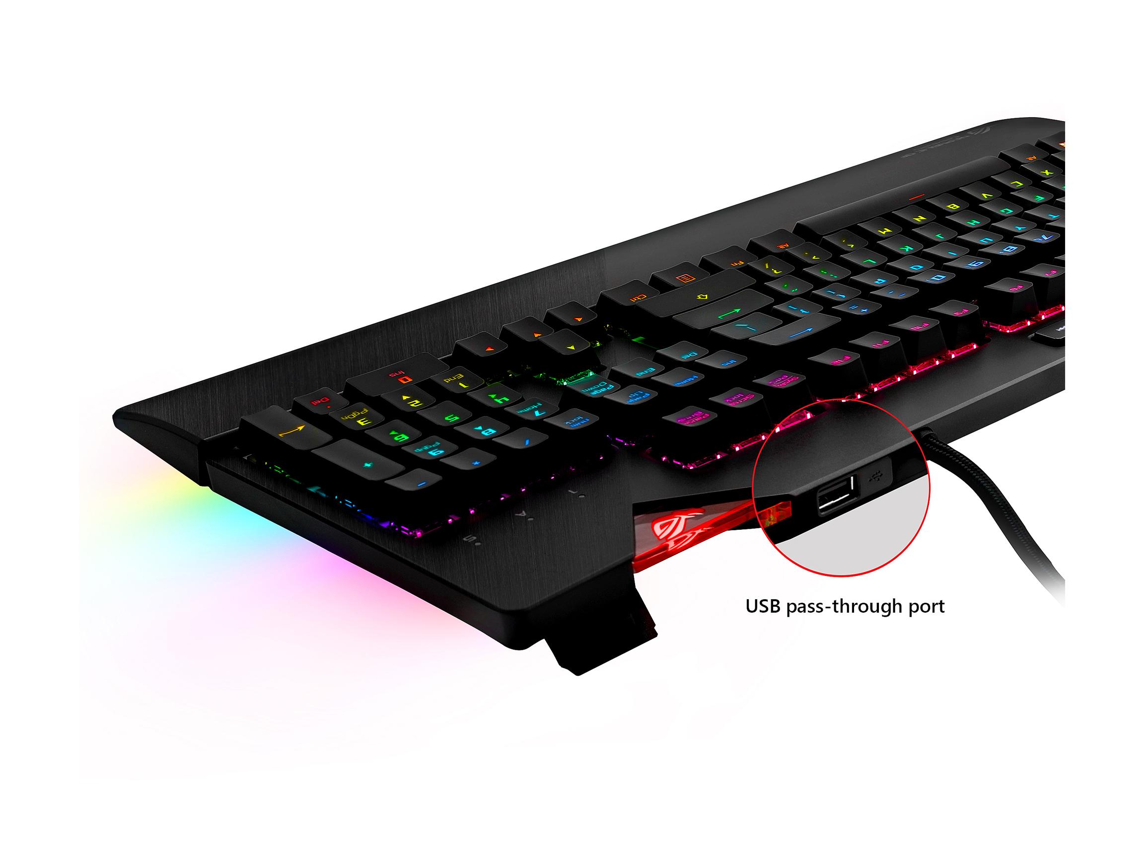 ASUS STRIX FLARE RGB 青軸機械鍵盤 US