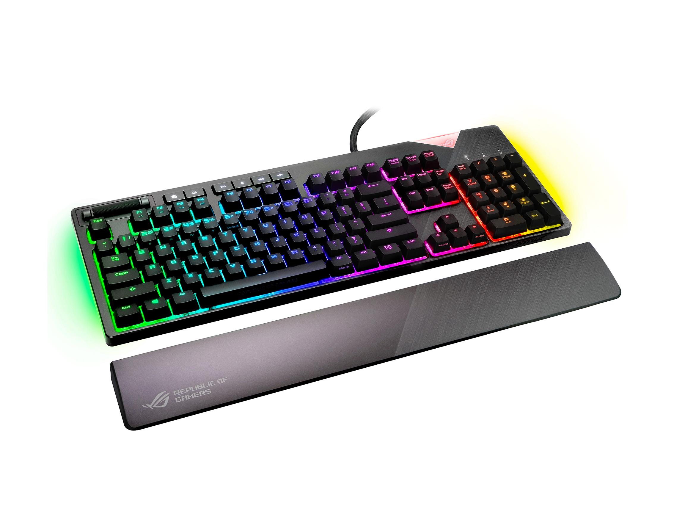 ASUS STRIX FLARE RGB 青軸機械鍵盤 US