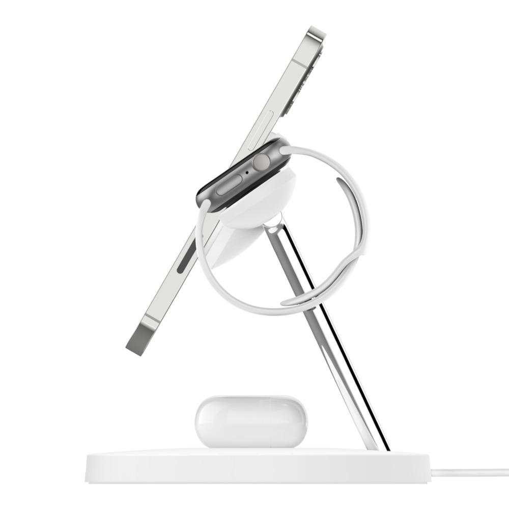 BELKIN 3-IN-1 WIRELESS CHARGER W/MAGSAFE 15W WH