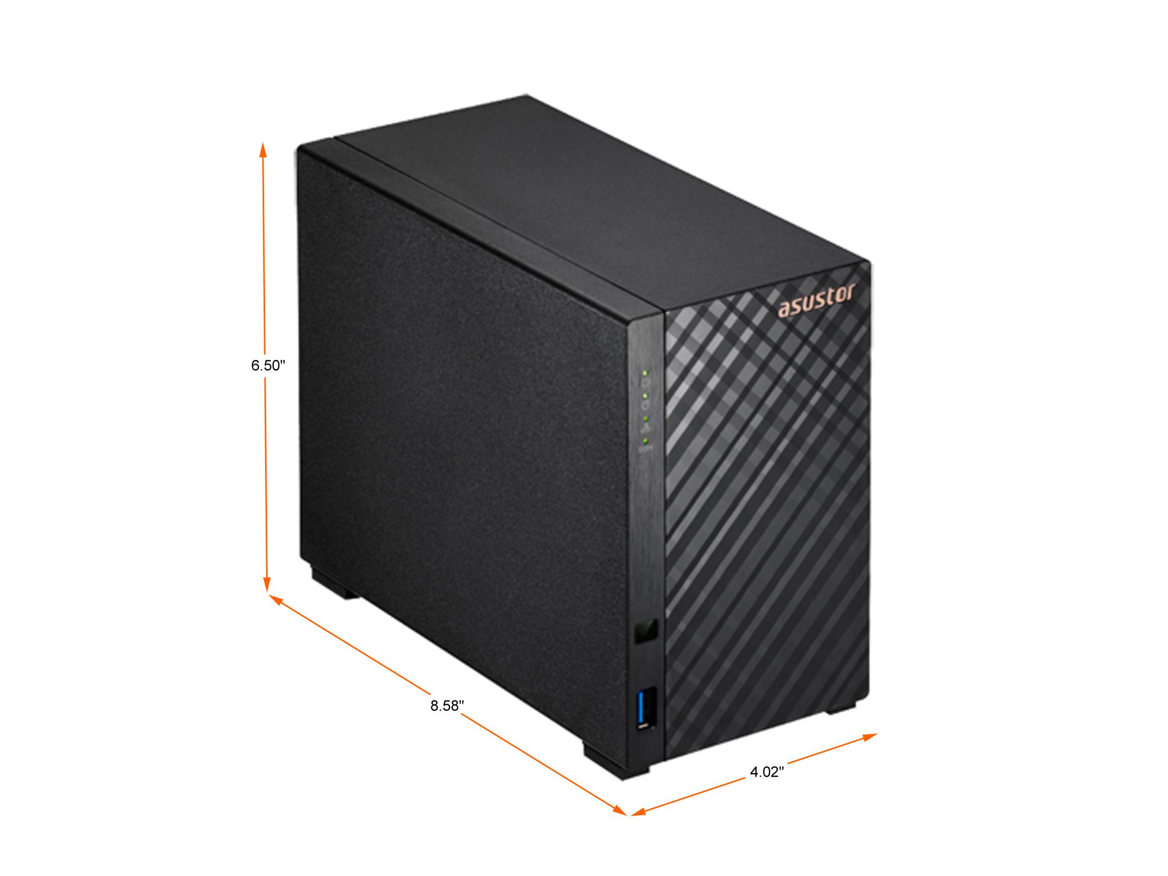 ASUSTOR AS1102T 2BAY TOWER /QC RTD1296
