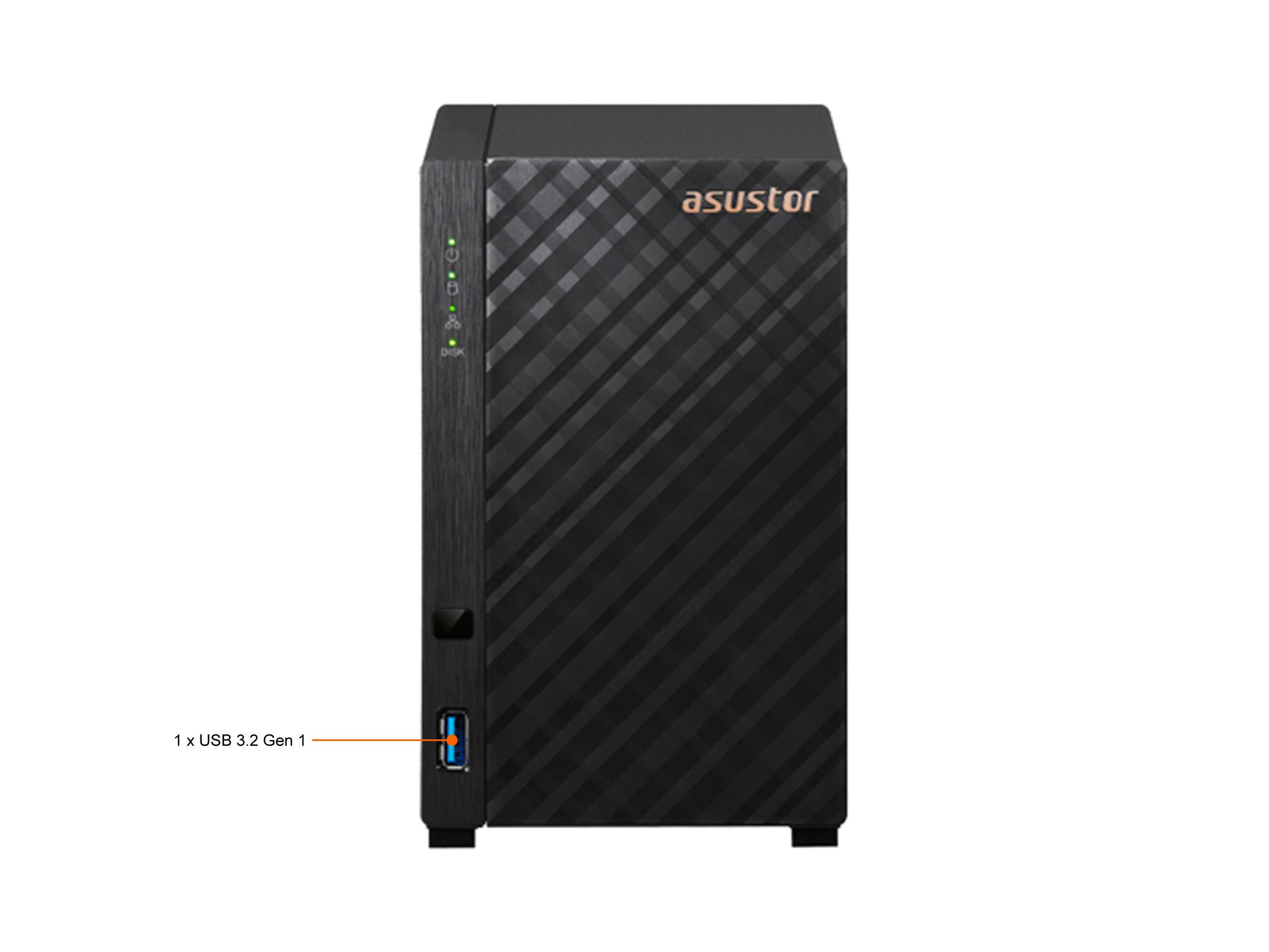 ASUSTOR AS1102T 2BAY TOWER /QC RTD1296