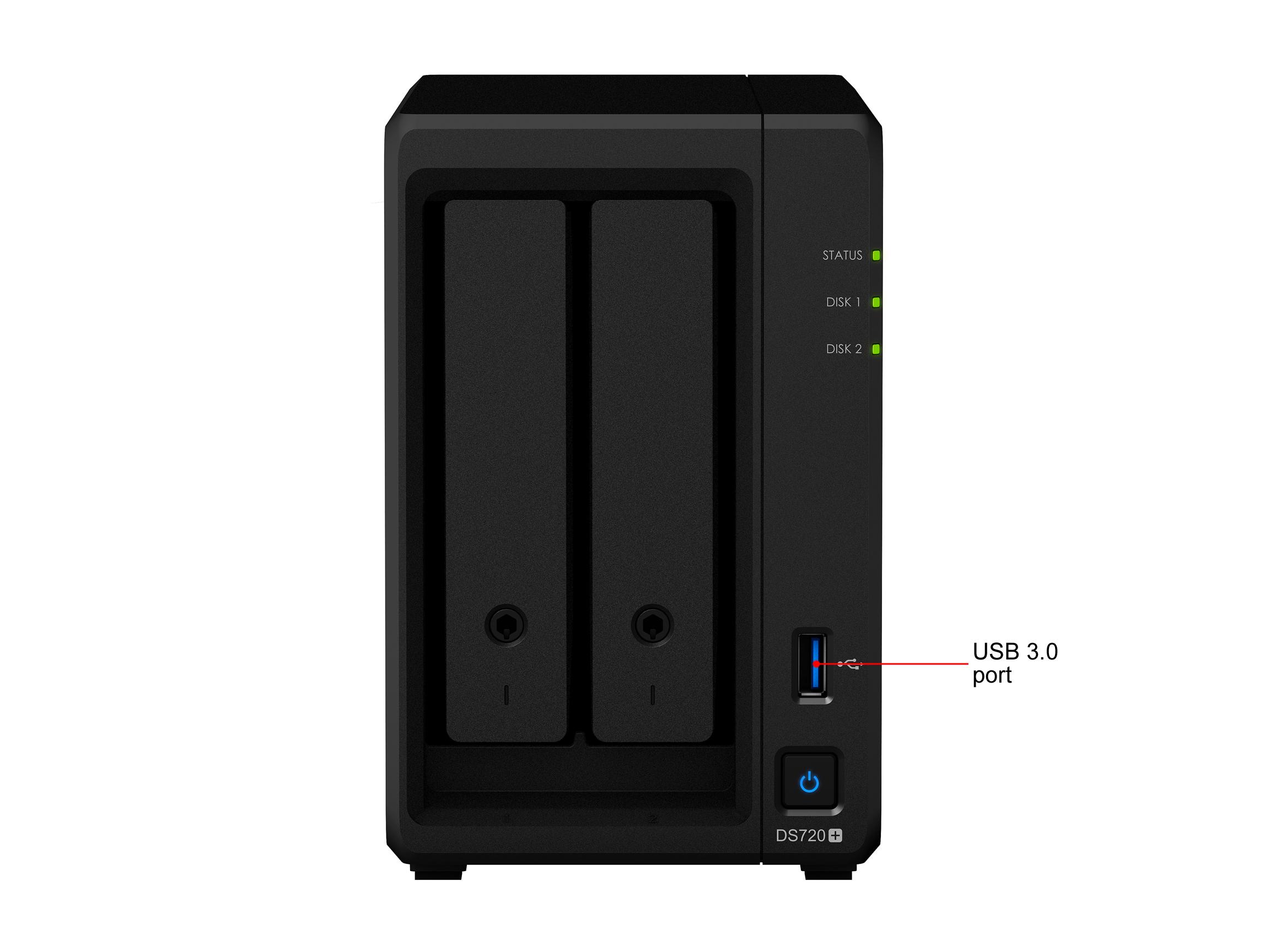 SYNOLOGY DS720+ 2BAY/QC2G/2GB D4/2XGBE
