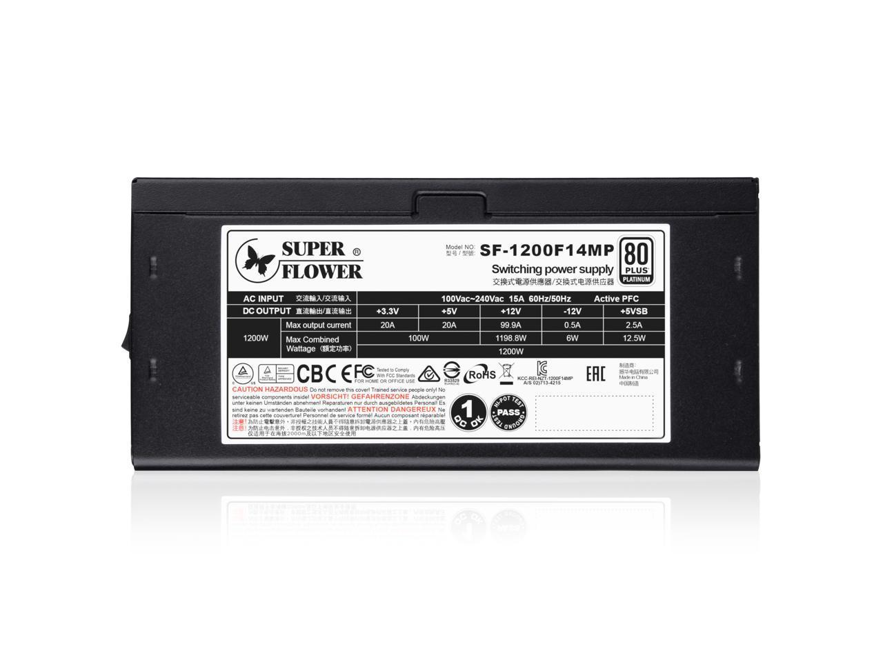 Super Flower 1200W LEADEX FULL CABLE MANAGEMENT 80