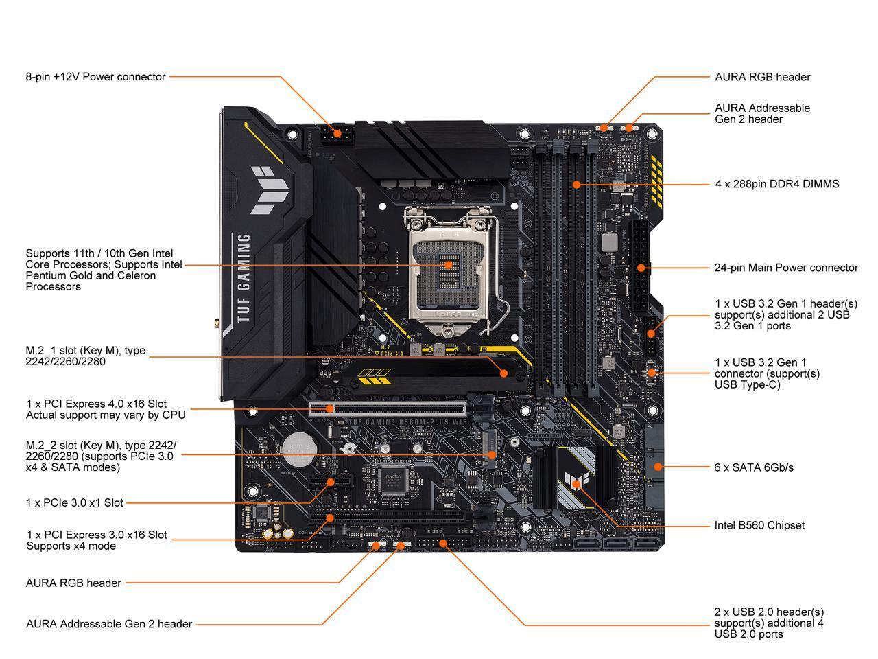 ASUS TUF GAMING B650M-PLUS (90MB1BG0-M0UAY0)