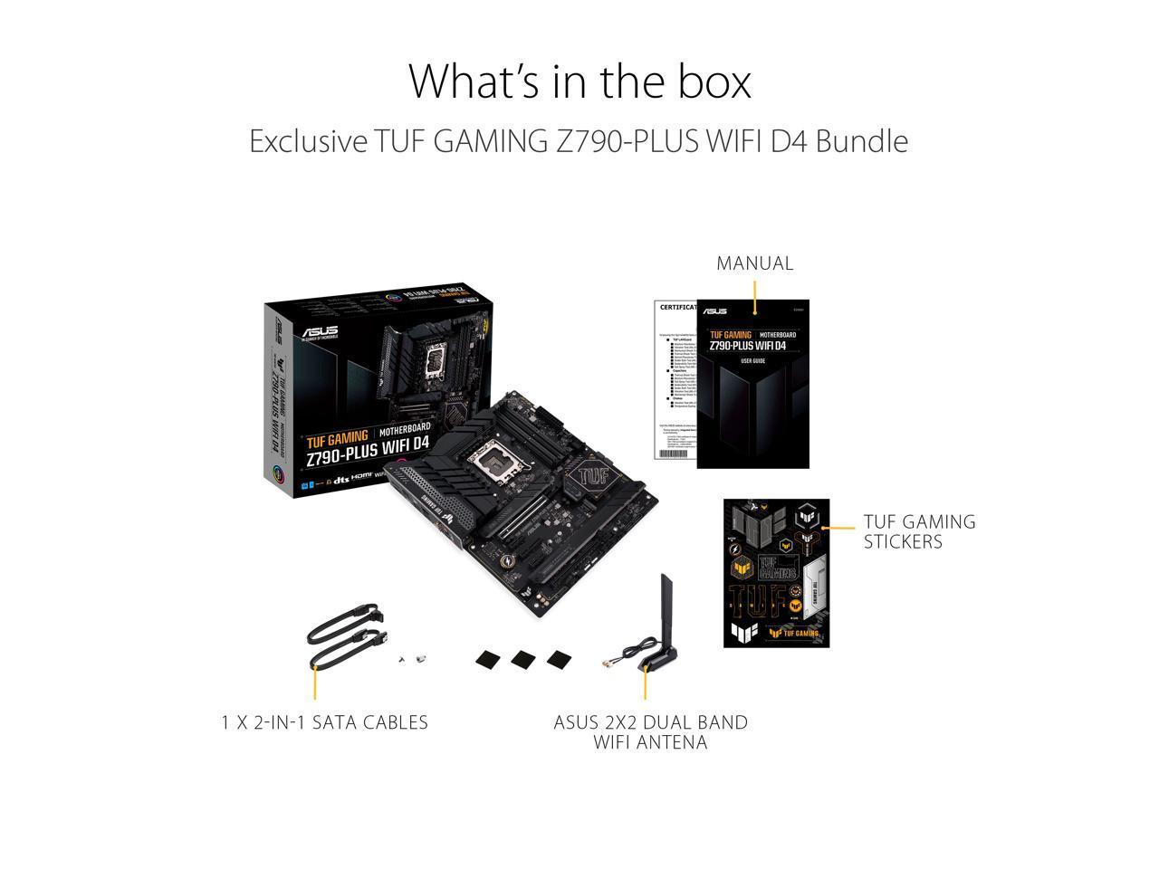 ASUS TUF GAMING Z790-PLUS WIFI D4 (90MB1CR0-M0UAY0)