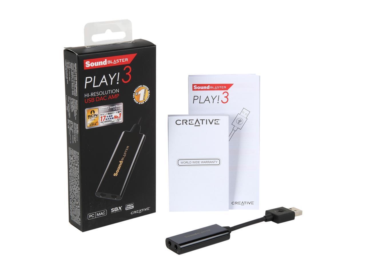 CREATIVE SOUND BLASTER USB PLAY!3