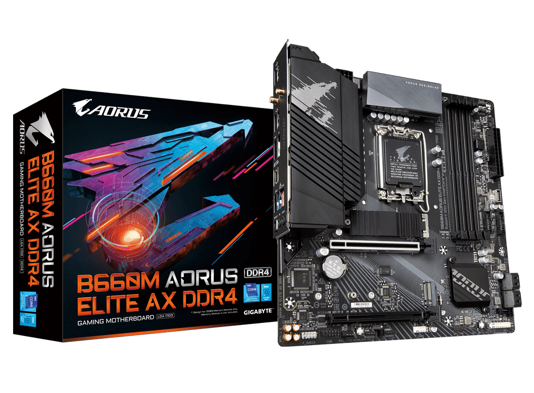 GIGABYTE B660M AORUS ELITE AX DDR4
