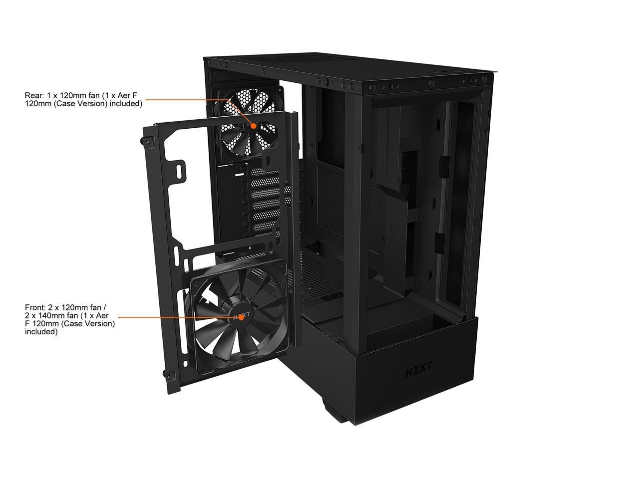 NZXT H5 FLOW BLACK ATX CASE