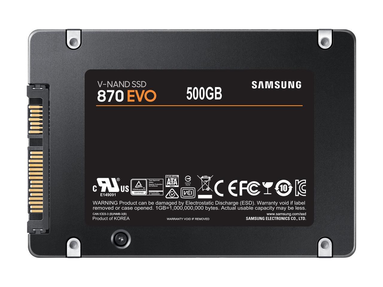 SAMSUNG 870 EVO SATA3 500G SSD