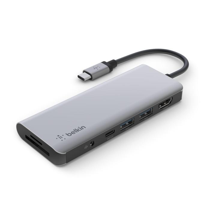 BELKIN USB-C 7-IN-1 MULTIMEDIA HUB GEN 2