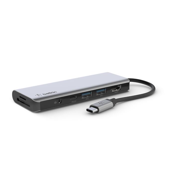 BELKIN USB-C 7-IN-1 MULTIMEDIA HUB GEN 2