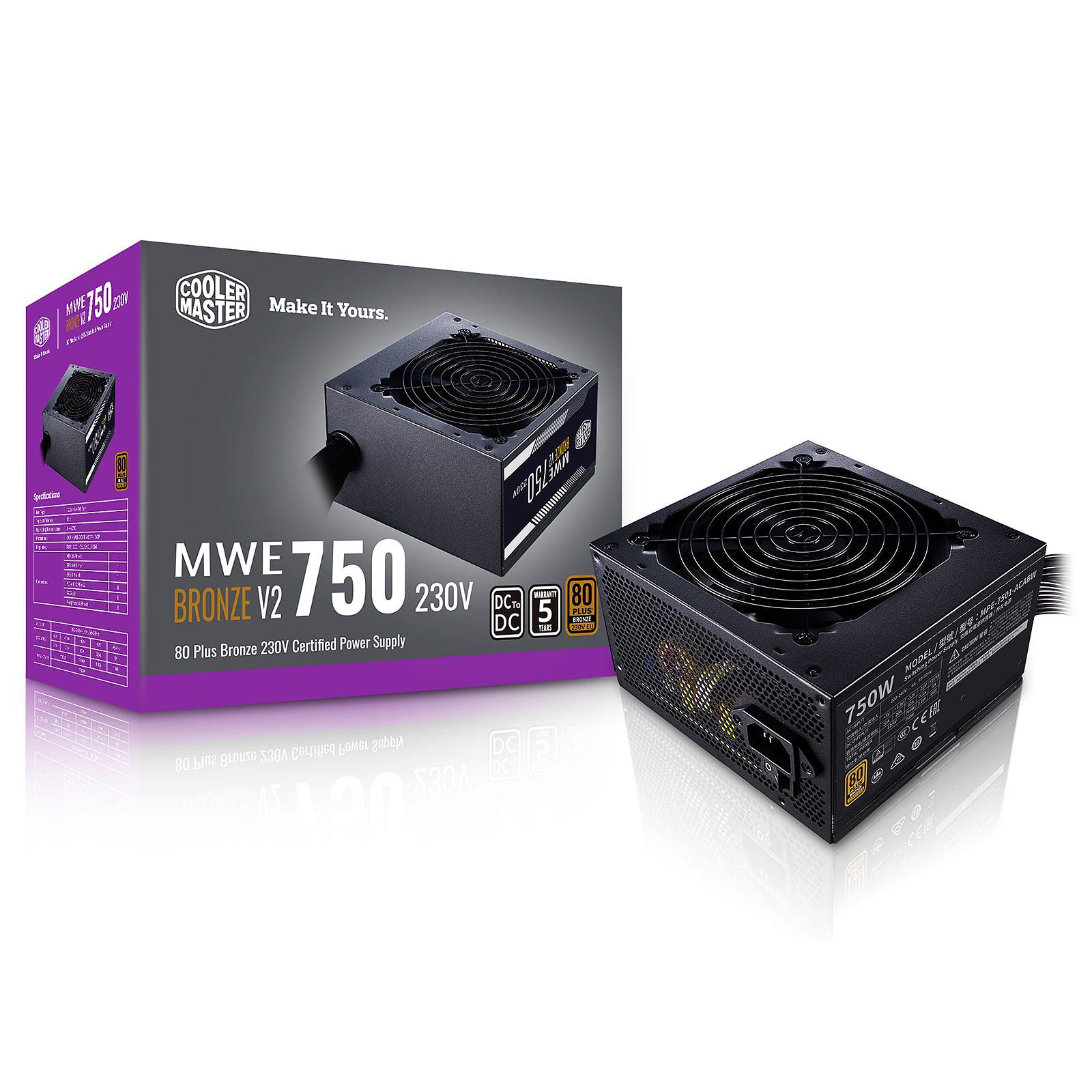 Cooler Master MWE V2 BRONZE 750W 230V