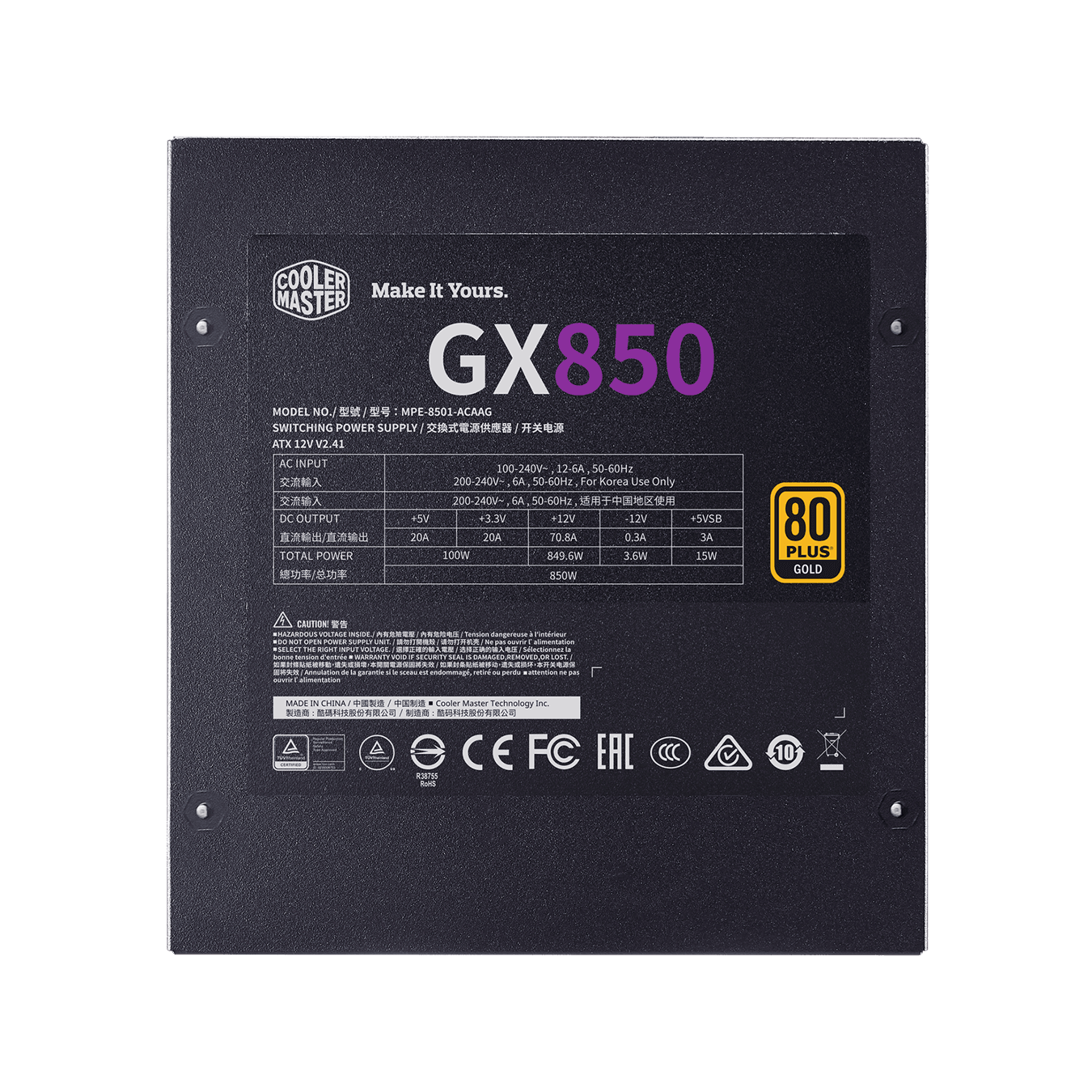 Cooler Master GX GOLD 850W