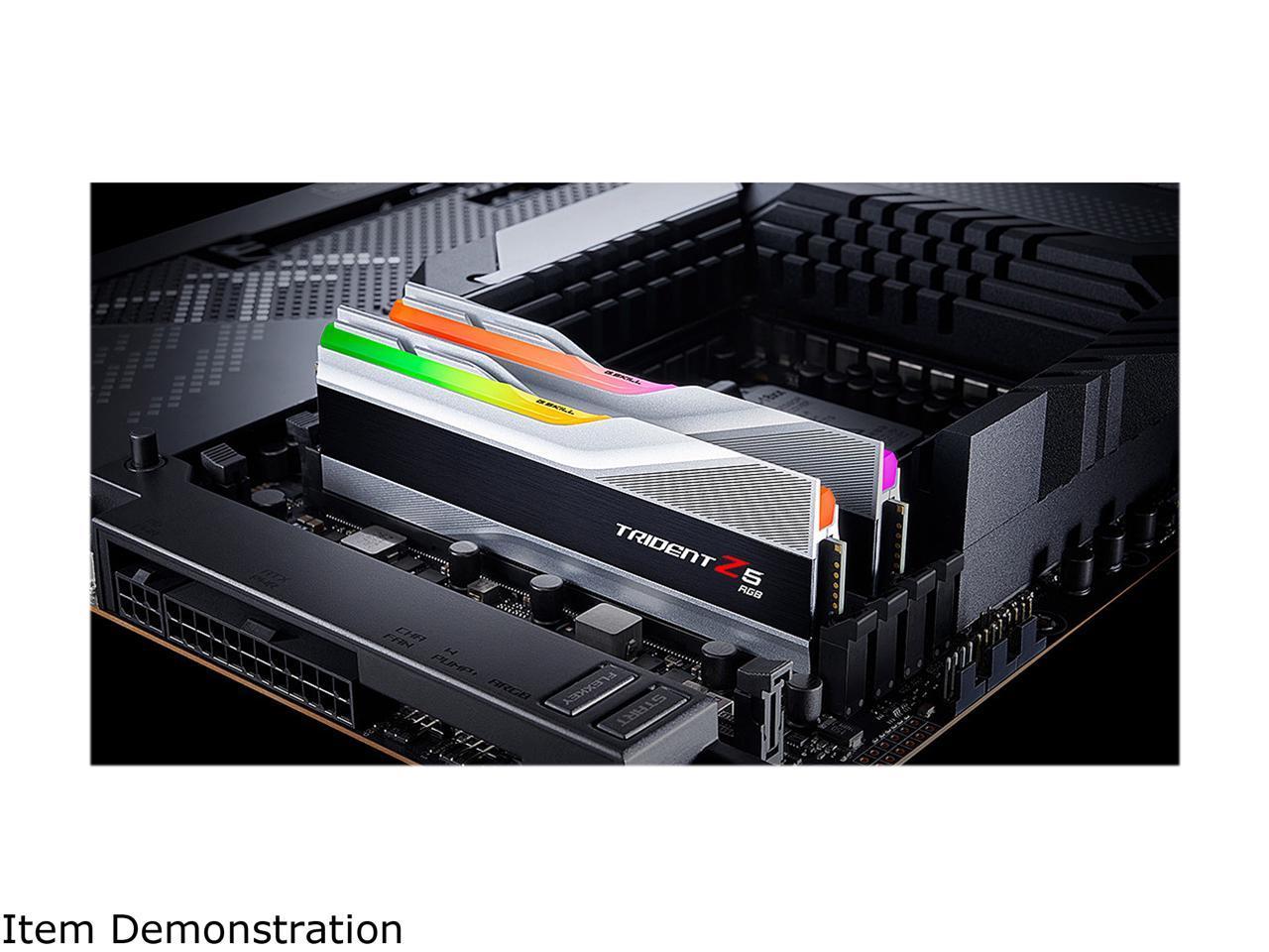 G-SKILL TRIDENT Z5 RGB 32G(16G*2) DDR5 5600MHZ SILVER