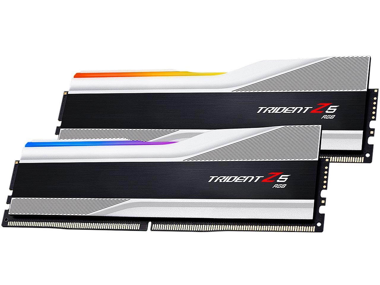 G-SKILL TRIDENT Z5 RGB 32G(16G*2) DDR5 5600MHZ SILVER
