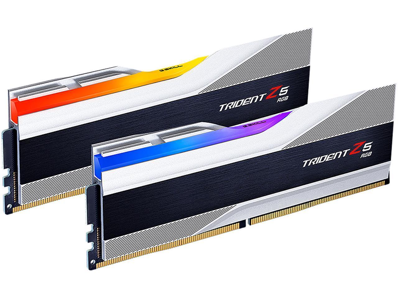 G-SKILL TRIDENT Z5 RGB 32G(16G*2) DDR5 5600MHZ SILVER