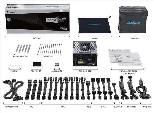 SEASONIC PRIME PLATINUM PX-1600 1600W PSU