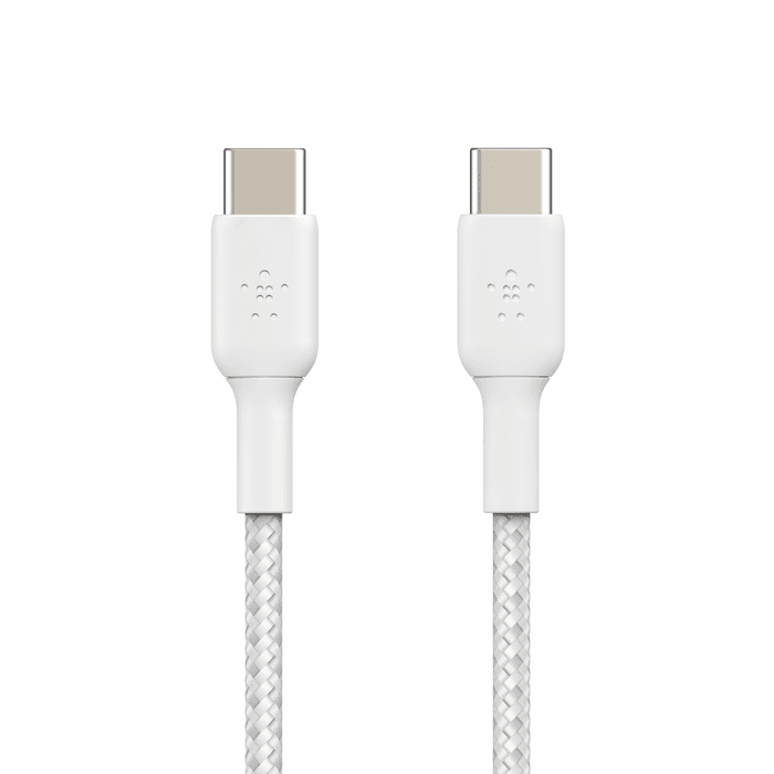 BELKIN BRAIDED C-C 2.0 1M WHITE