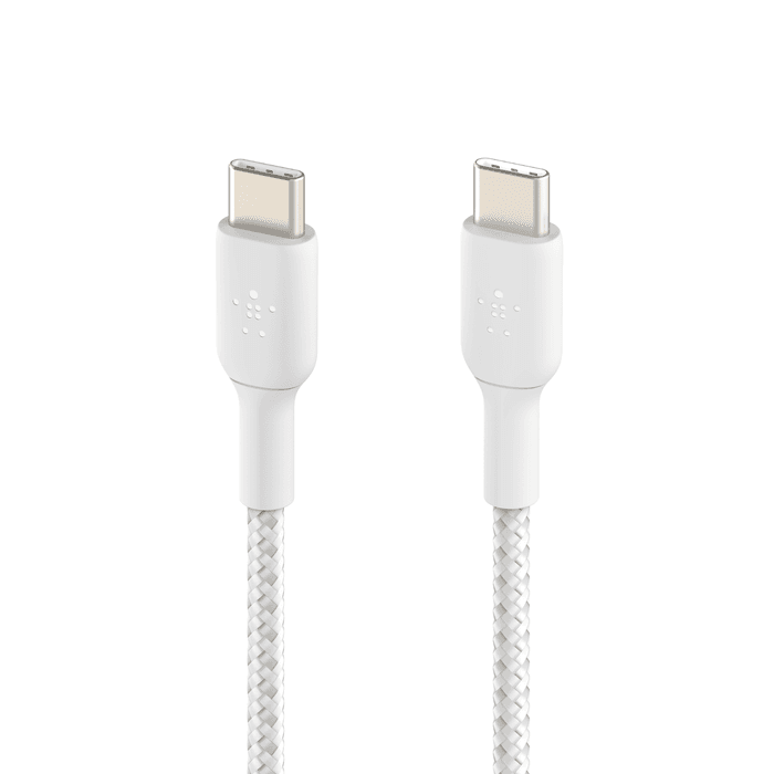 BELKIN BRAIDED C-C 2.0 1M WHITE