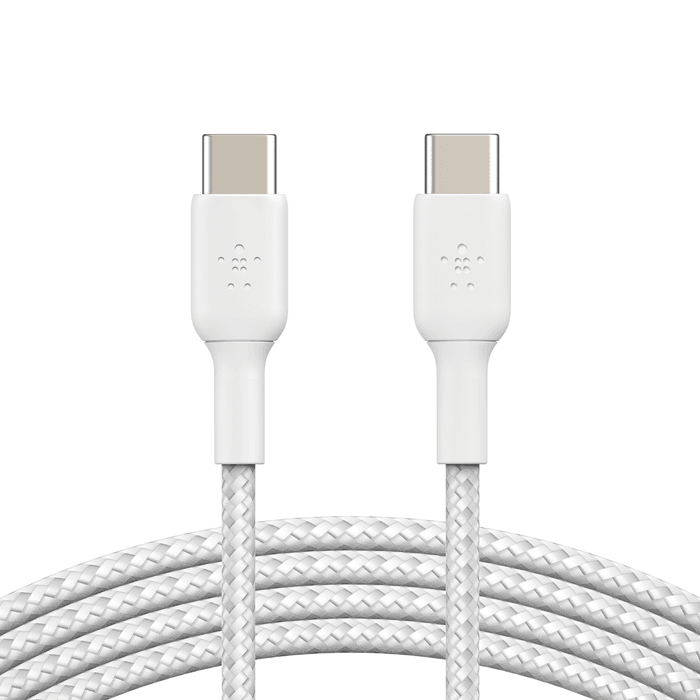 BELKIN BRAIDED C-C 2.0 1M WHITE