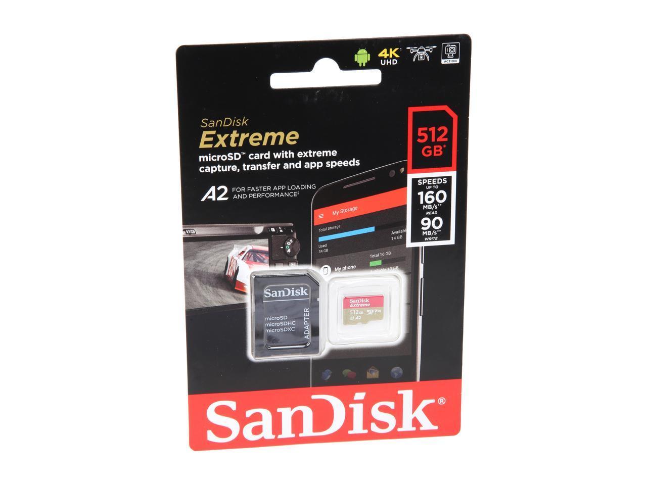 SANDISK 512G TF CL10 EXTREME