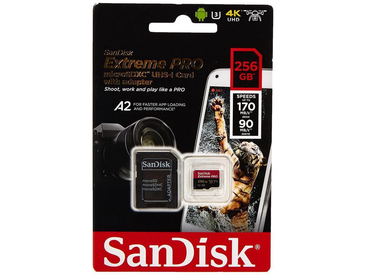 SANDISK 256GB TF CL10 EXTREME PRO