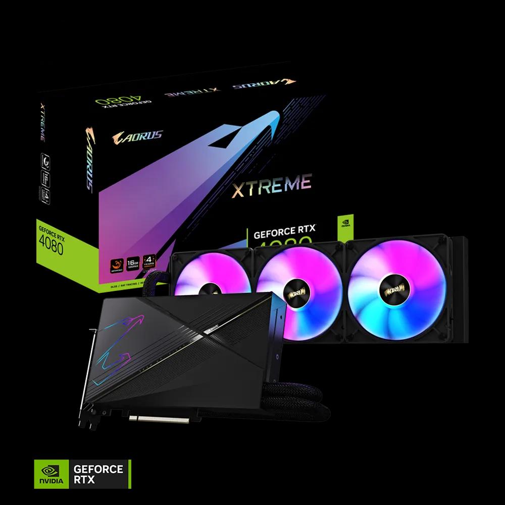 GIGABYTE GEFORCE RTX4080 AORUS 16GB XTREME WATERFORCE GDDR6