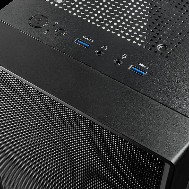 TECWARE NEXUS AIR M2 MINI TOWER CASE (BLACK)